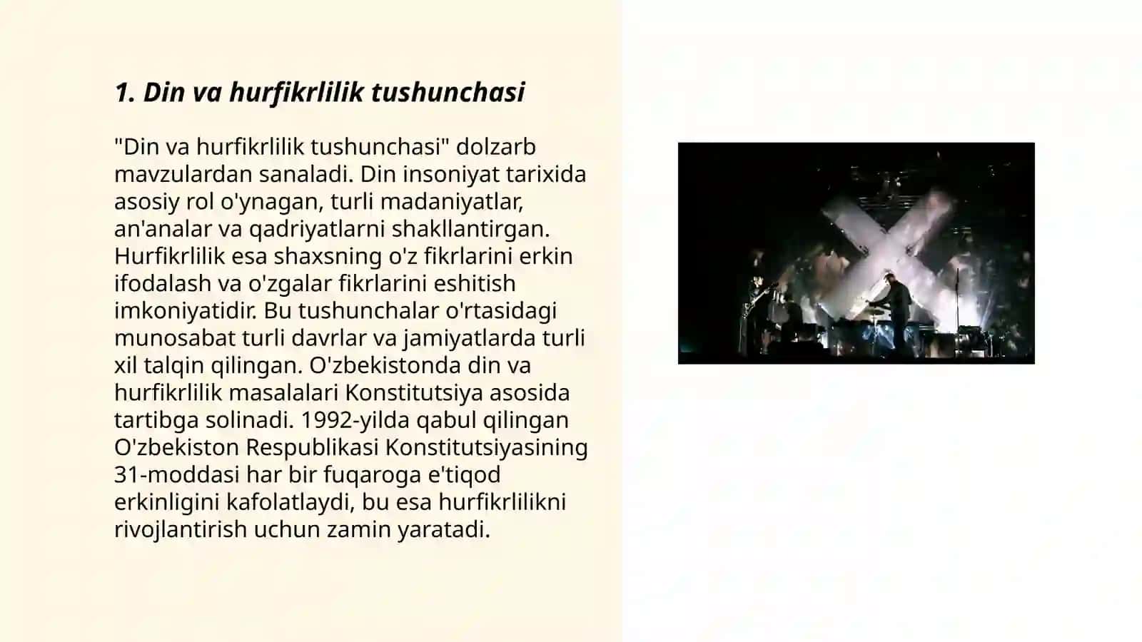 Din va hurfikrlilik mavzusida prerzentatsiya tayyorlash 3