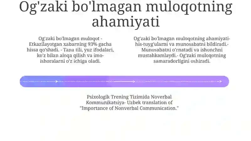Psixologik Trening Tizimida Noverbal Kommunikatsiya 3