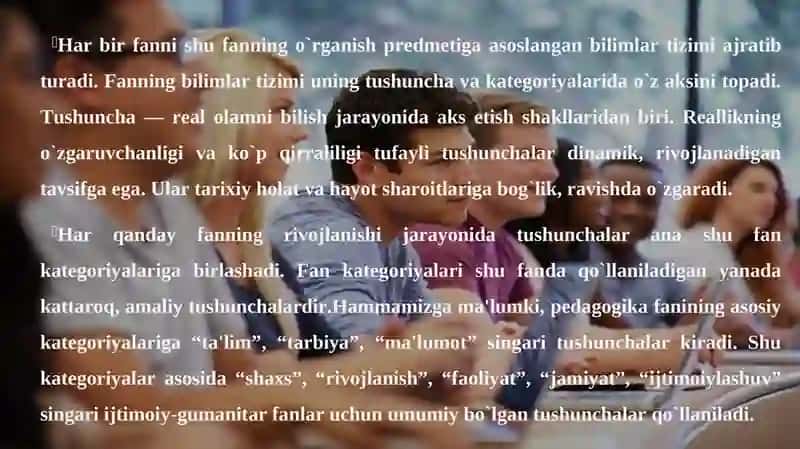 IJTIMOIY PEDAGOGIKANING KATEGORIYALARI VA MEXANIZMLARI 3