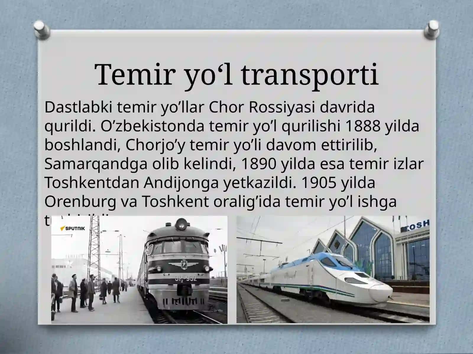 Markaziy Osiyo Transporti 3