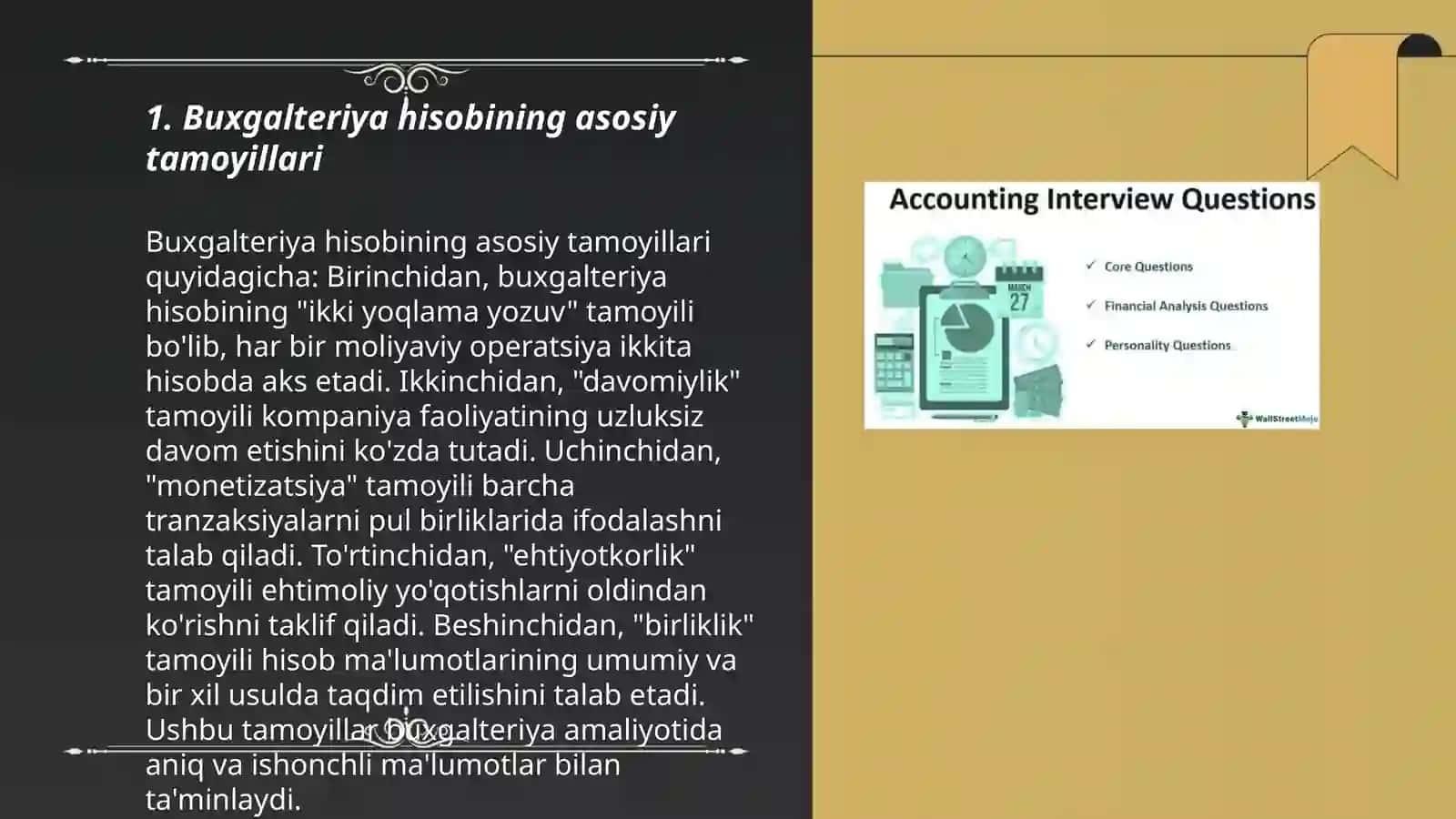 Buxgalteriya hisobining asosiy tamoyillari 3