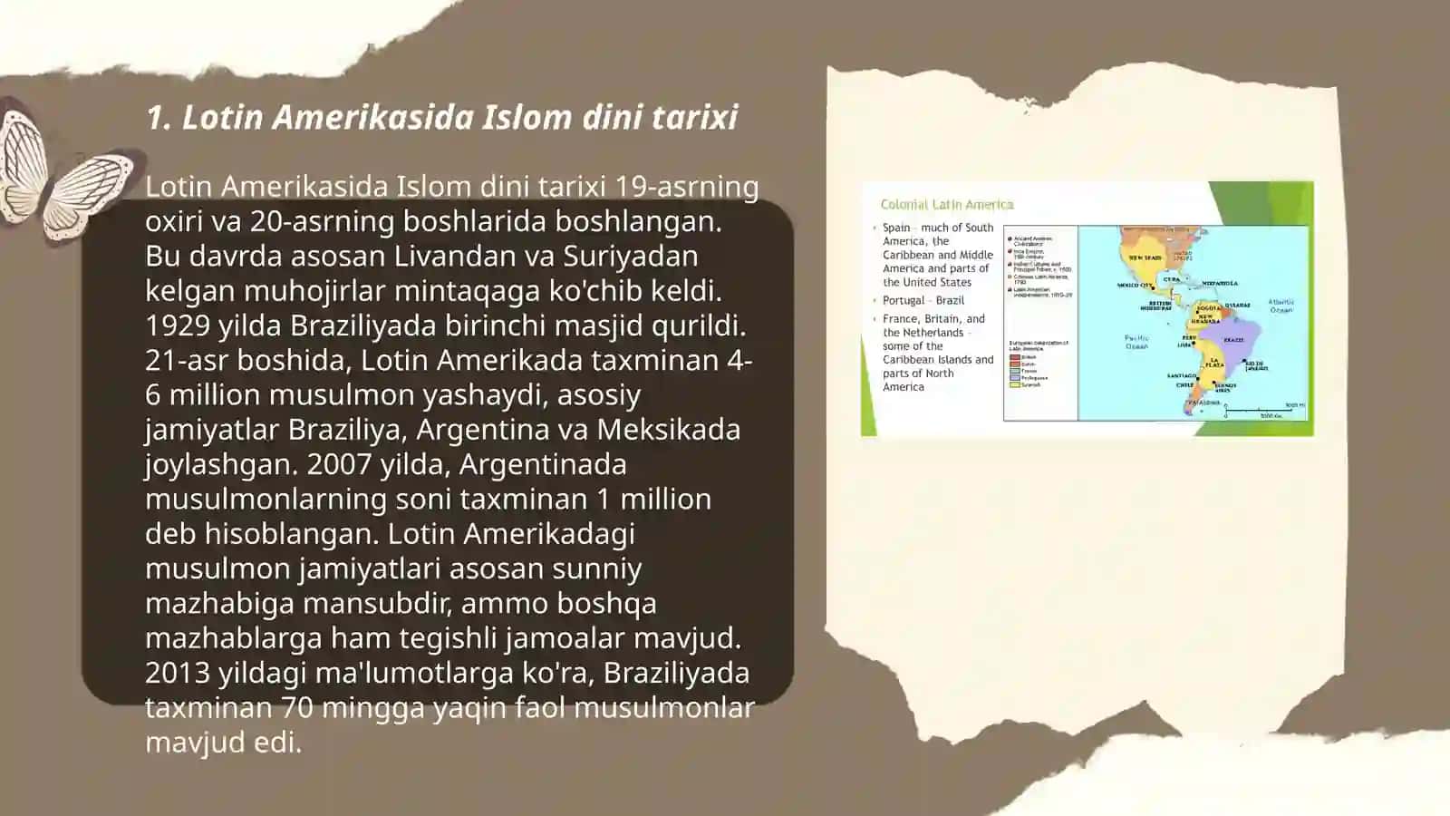 Lotin Amerikasida Islom dini tarixi 3
