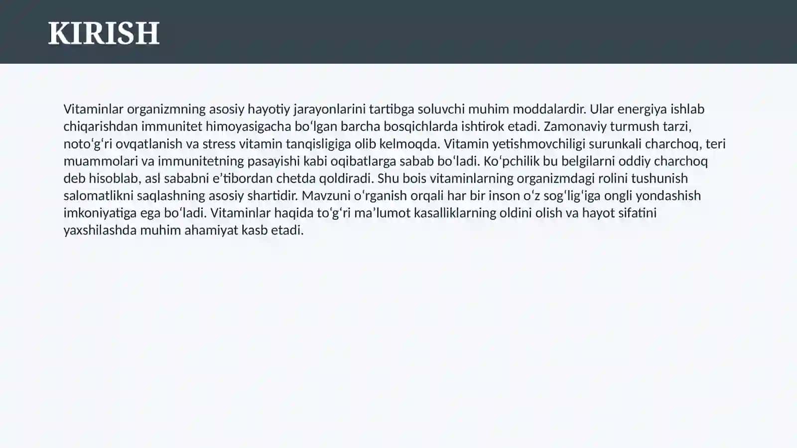 VITAMINLAR 3