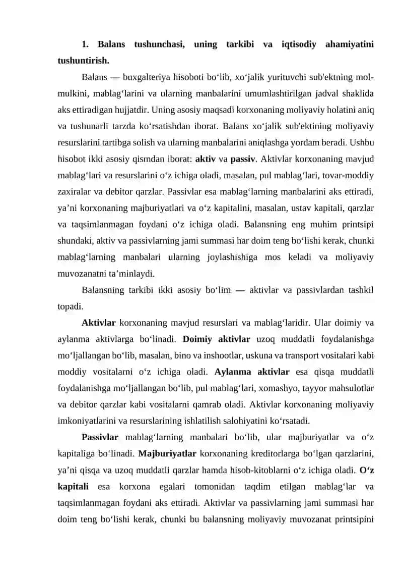 BALANS MODDALARI VA ULARNI О‘QISH TARTIBI 3