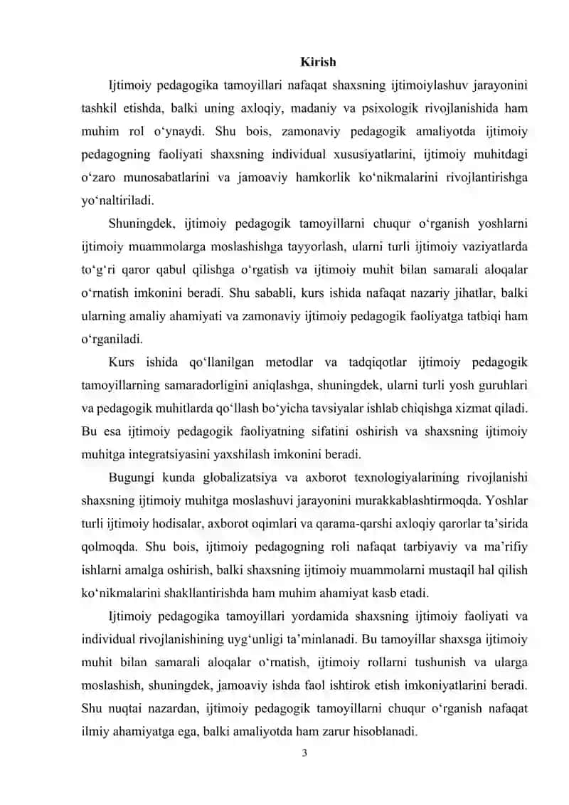 Ijtimoiy pedagogika tamoyillari 3