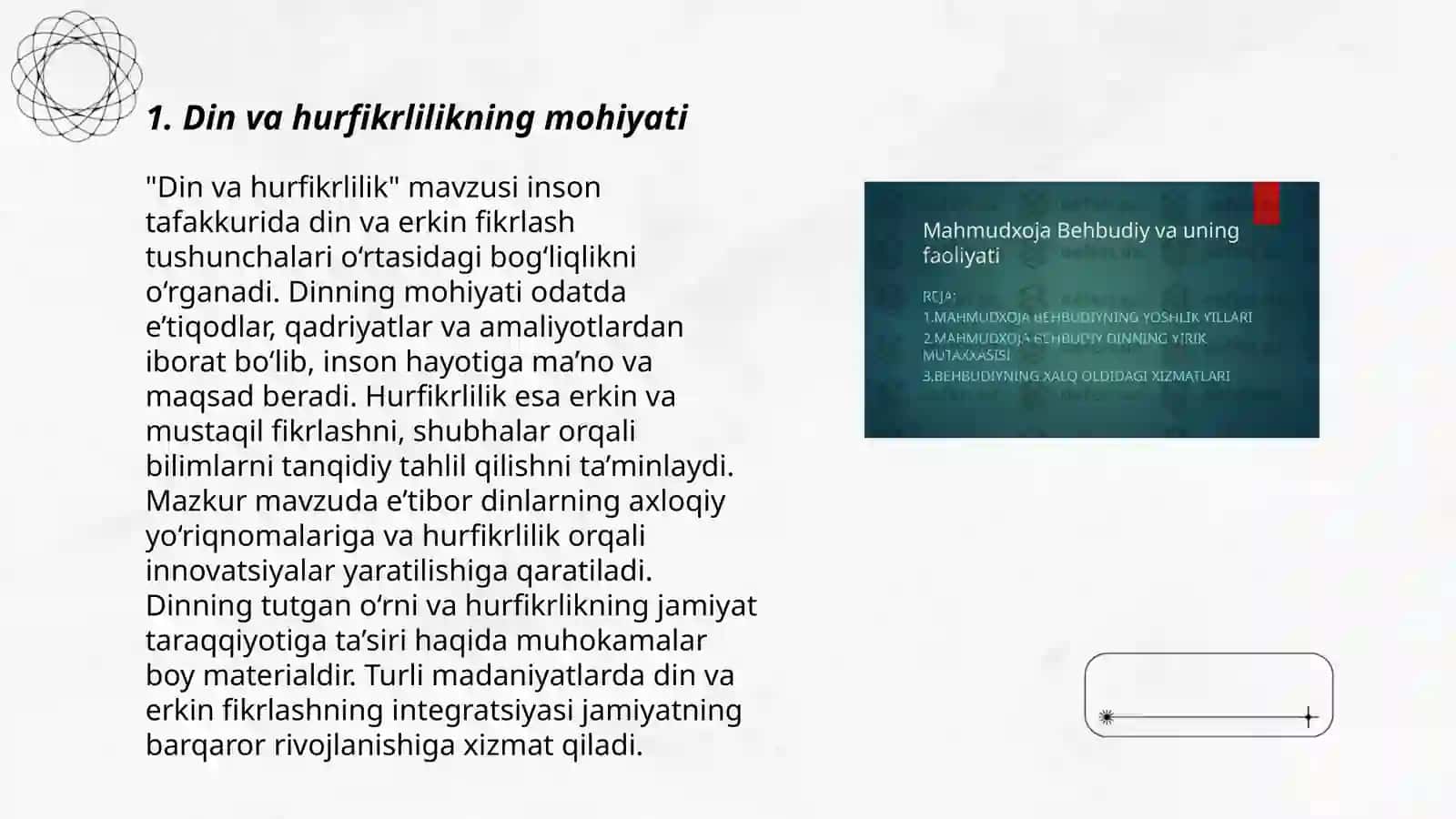 Din va hurfikrlilik 3