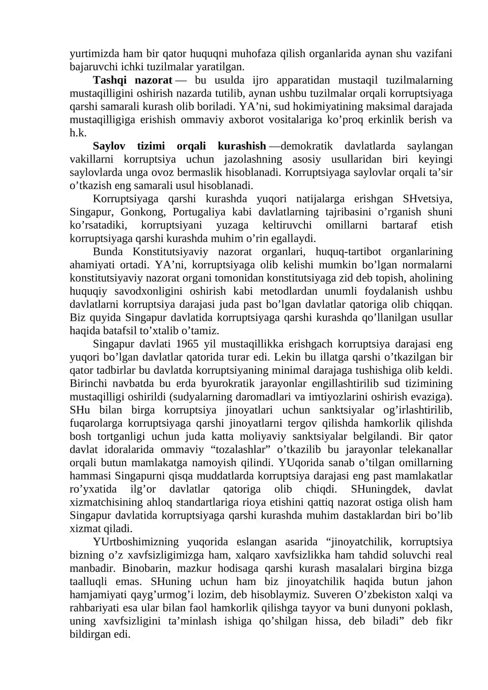 Kоrruptsiyанing mоhiyаti, оqibаtlаri vа unga qаrshi kurаsh mexаnizmlаri 3