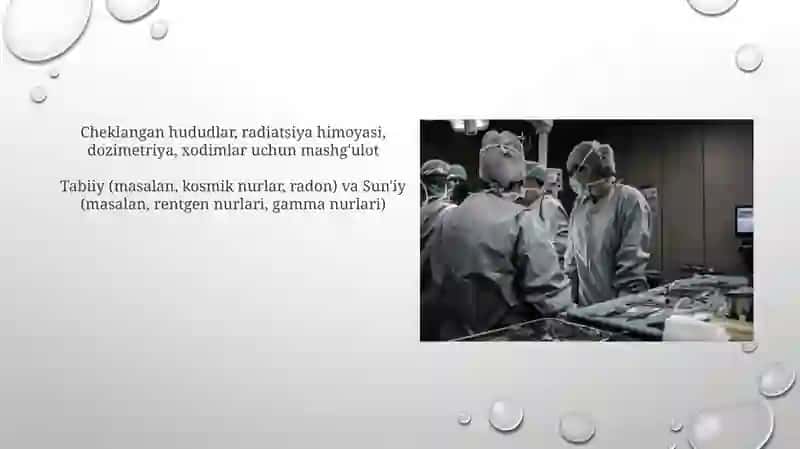 Radiatsiya Xavfsizligi Gigiyenasi 3