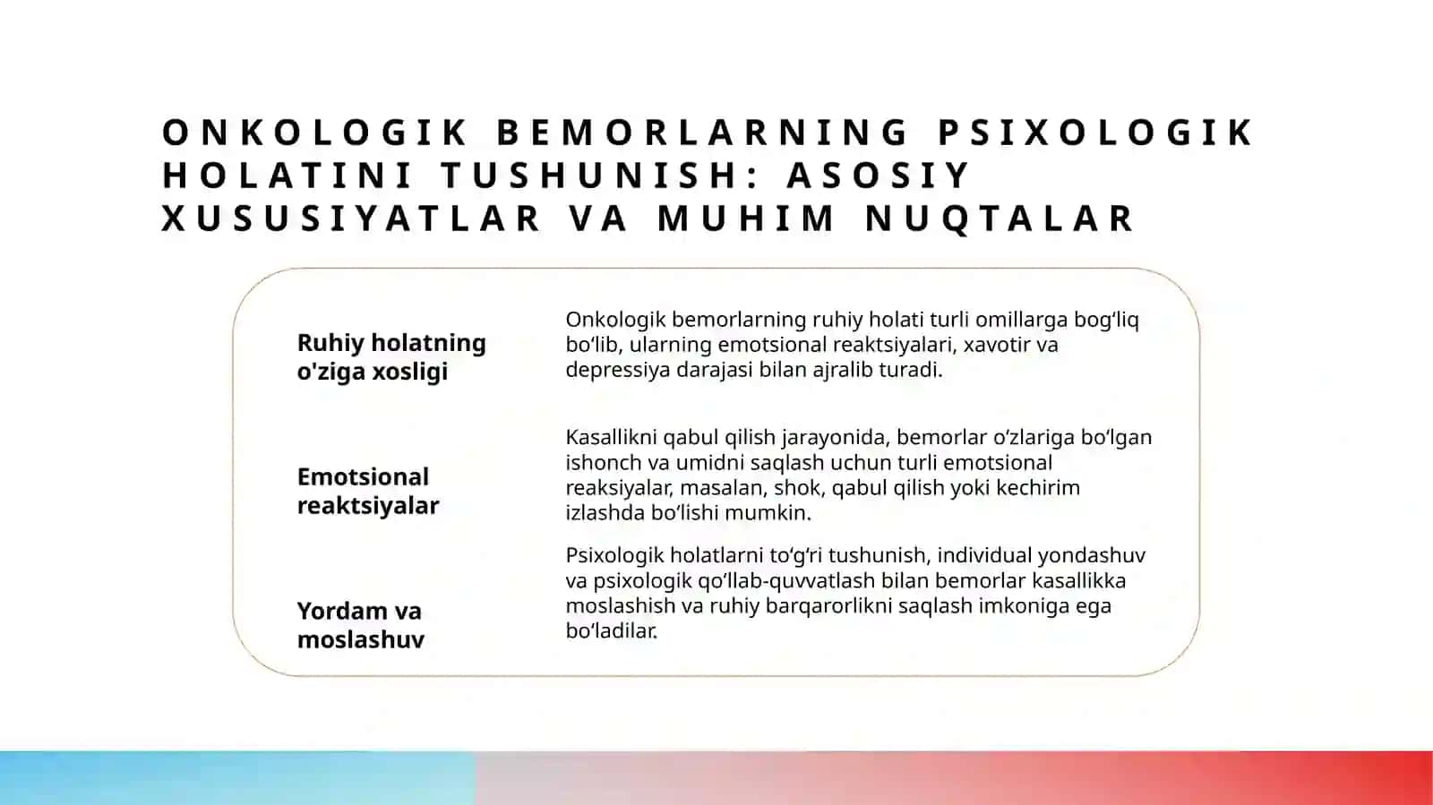 Onkologik bemorlarning psixologik xususiyatlari 3