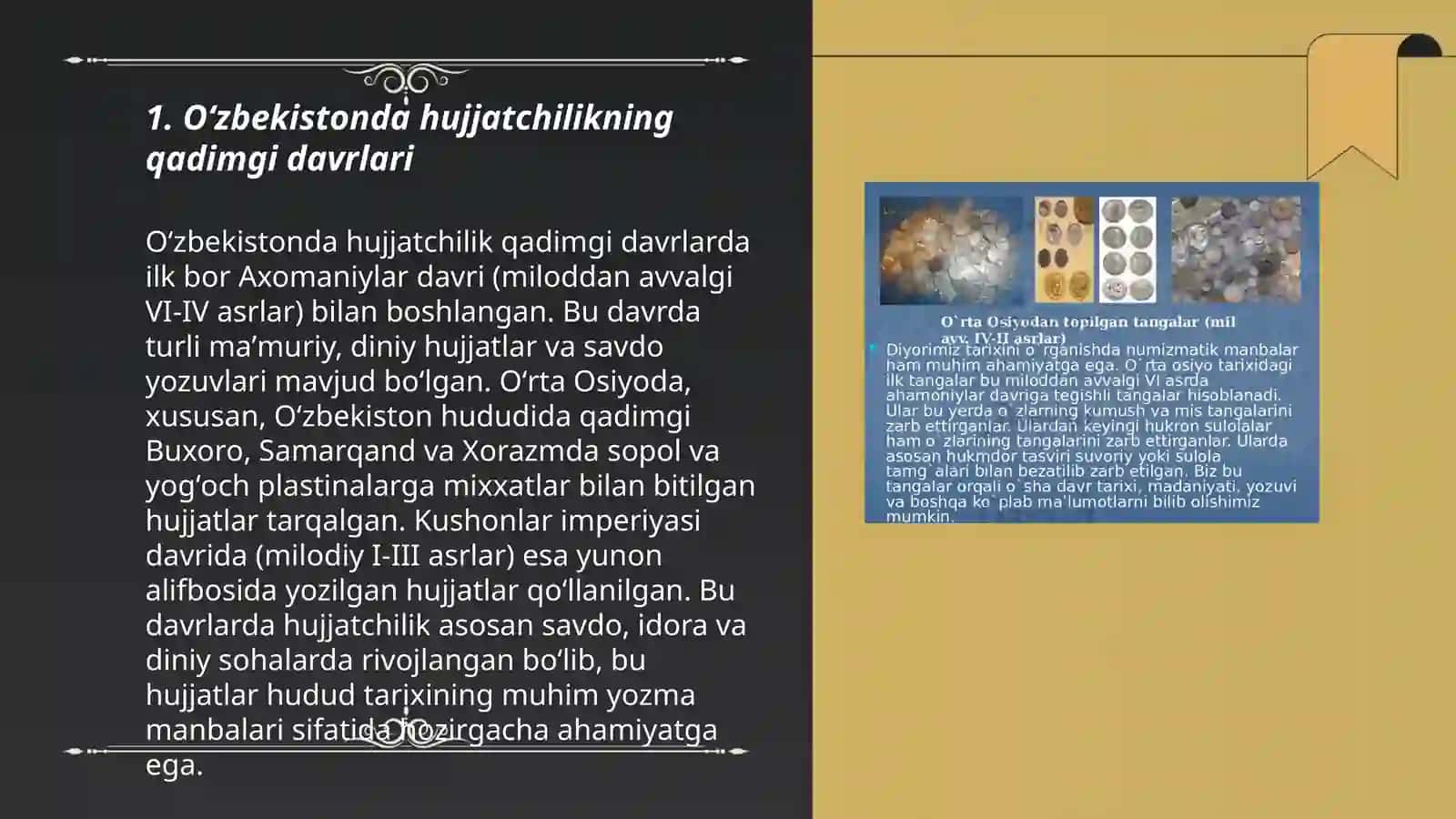 Oʻzbekistonda hujjatchilik tarixi 3