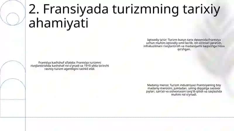 Frantsiyada Turizm Rivoji 3