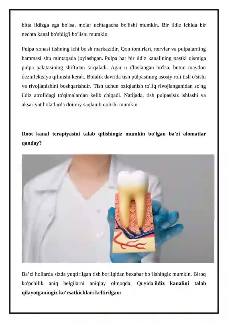 Ildiz kanali terapiyasi 3