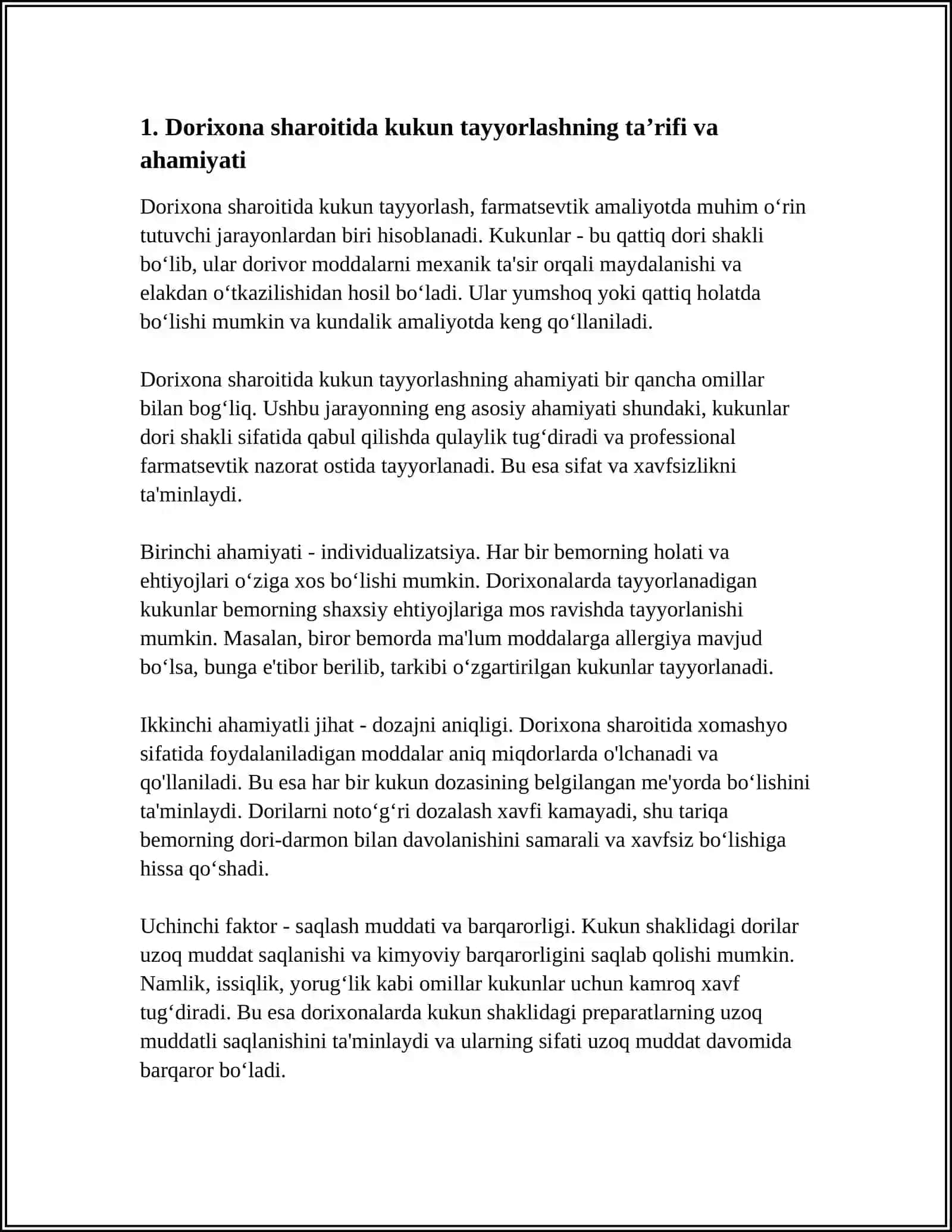 DORIXONA SHAROITIDA KUKUNLARNI TAYYORLASHNING ALOHIDA AHAMIYATI 3