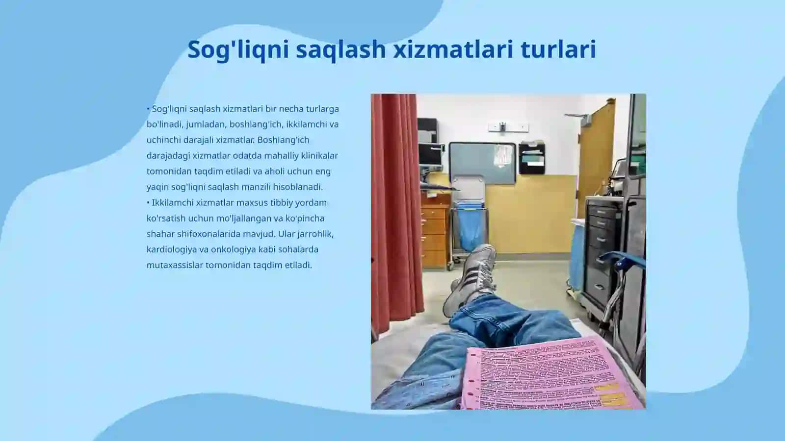 Xizmat koʻrsatish sohasida sog'liqni saqlash 3