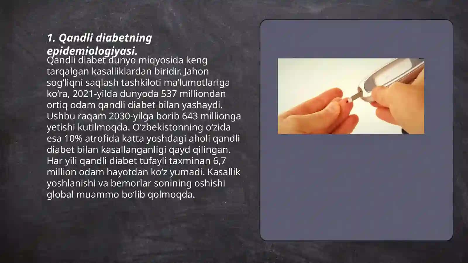 Semizlik.qandli diabet.sabablari oldini olish 3