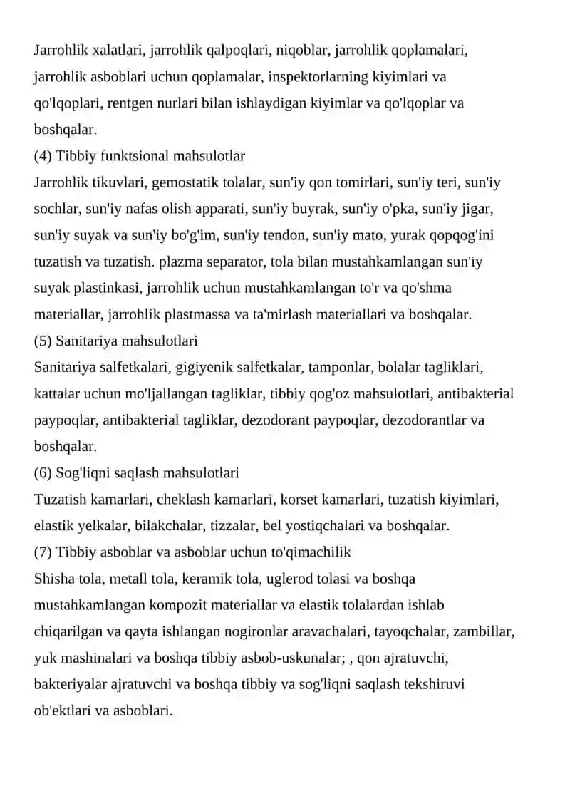 TIBBIY ELEKTRON JIHOZLAR TASNIFI 3