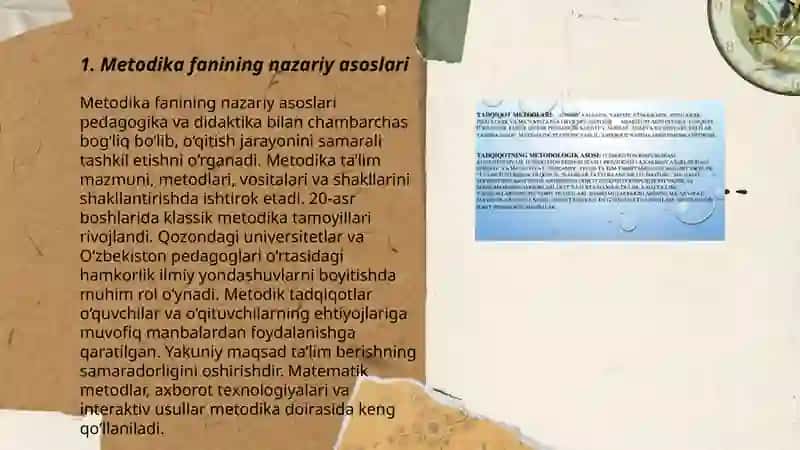 Metodika fanining nazariy asoslari 3