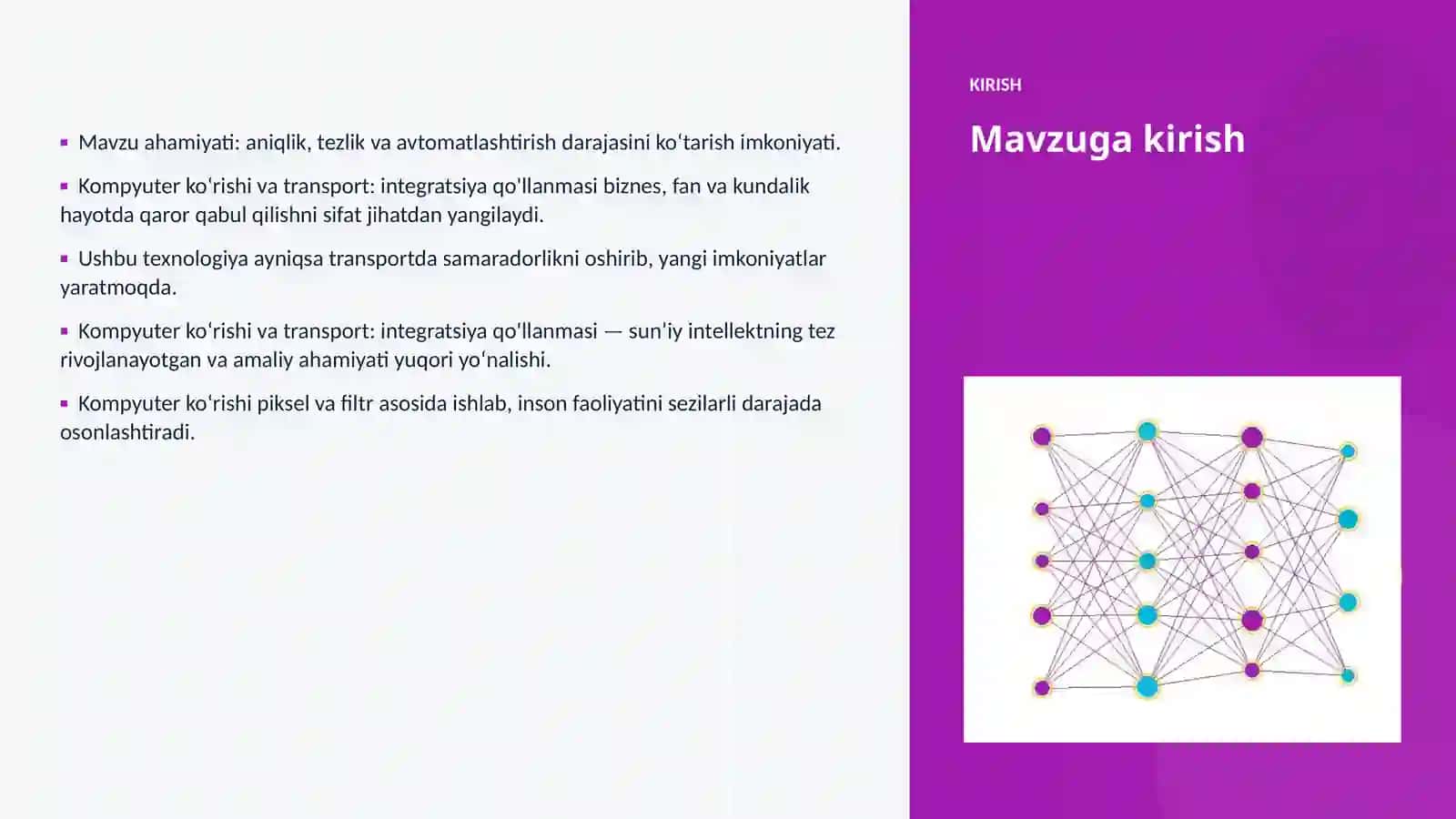 Kompyuter koʻrishi va transport: integratsiya qo'llanmasi 3