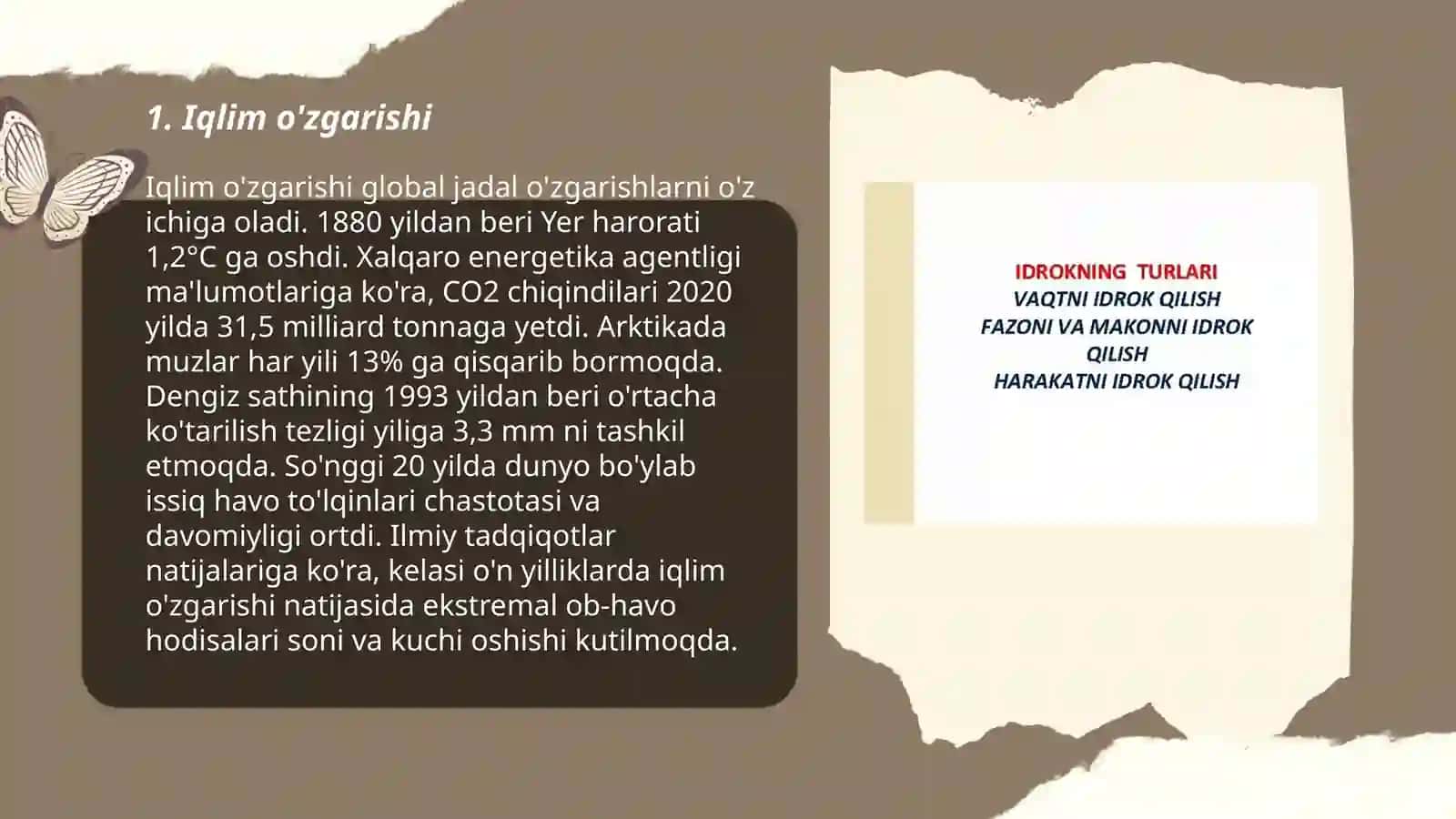 Iqlim o'zgarishi 3