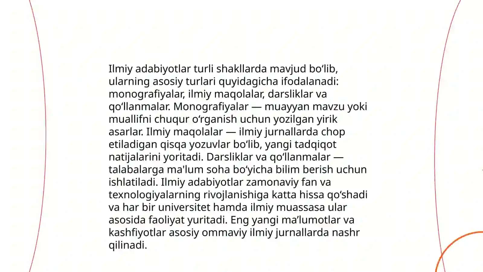 ILMIY ADABIYOTLARNI O’QISH VA MANBALARDAN FOYDALANISH 3