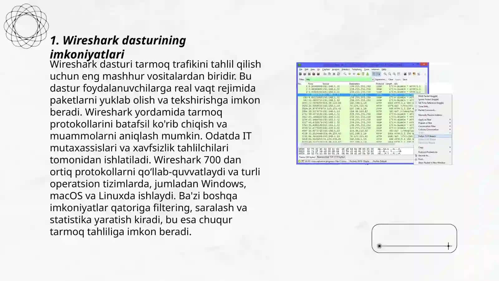 Wireshark Dasturida Tahlil 3