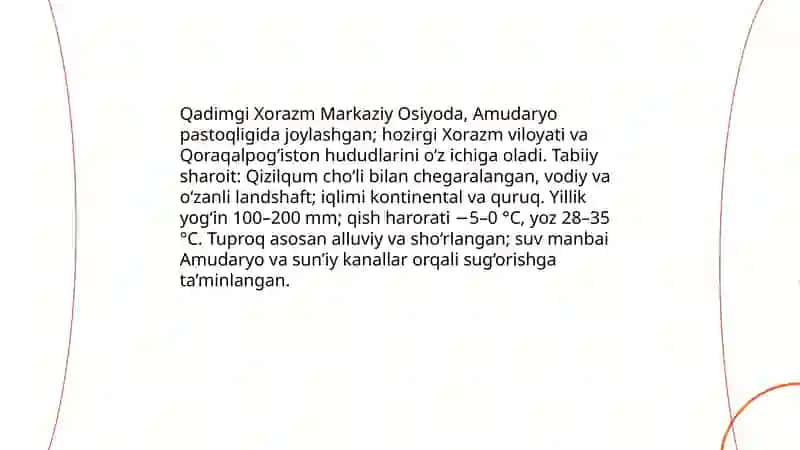 Qadimgi xorazim va Baqtriya podsholigi 3