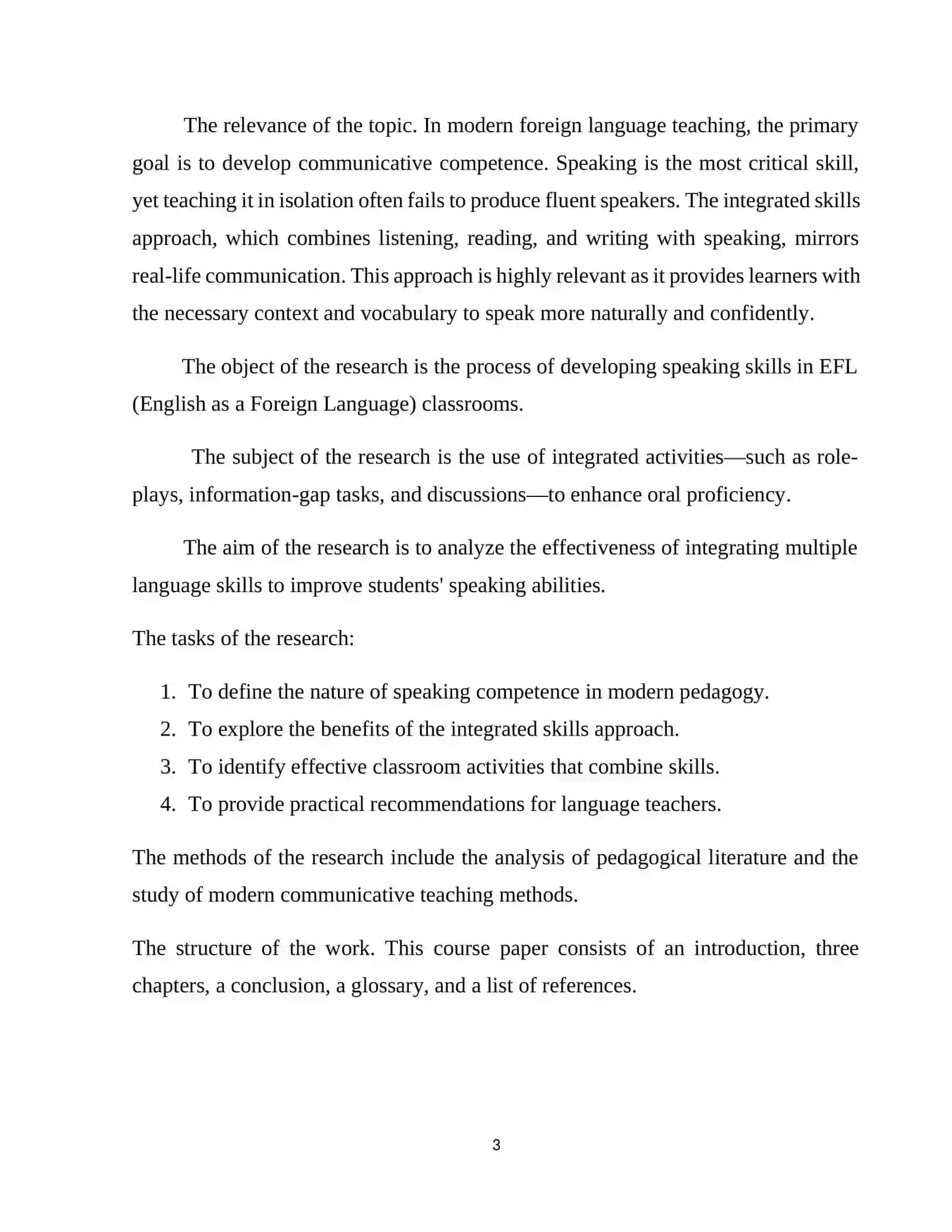 Developing Speaking Through Integrated Skills 3
