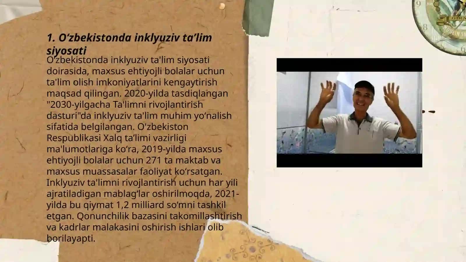Oʻzbekistonda imkoniyati cheklangan bolalar uchun inklyuziv taʼlim 3