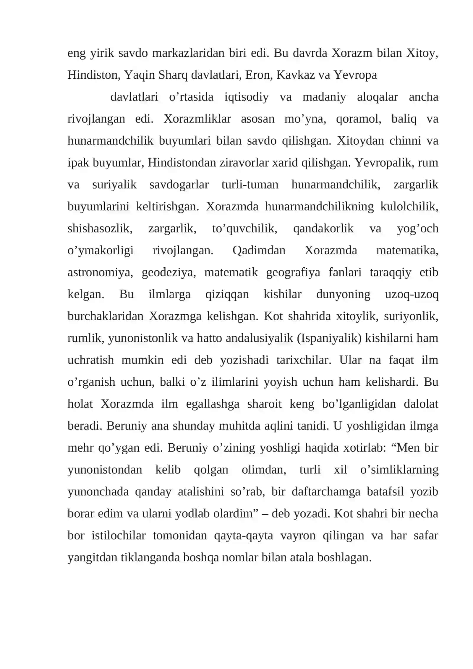 Abu Rayhon Beruniy Hayoti va Faoliyati 3