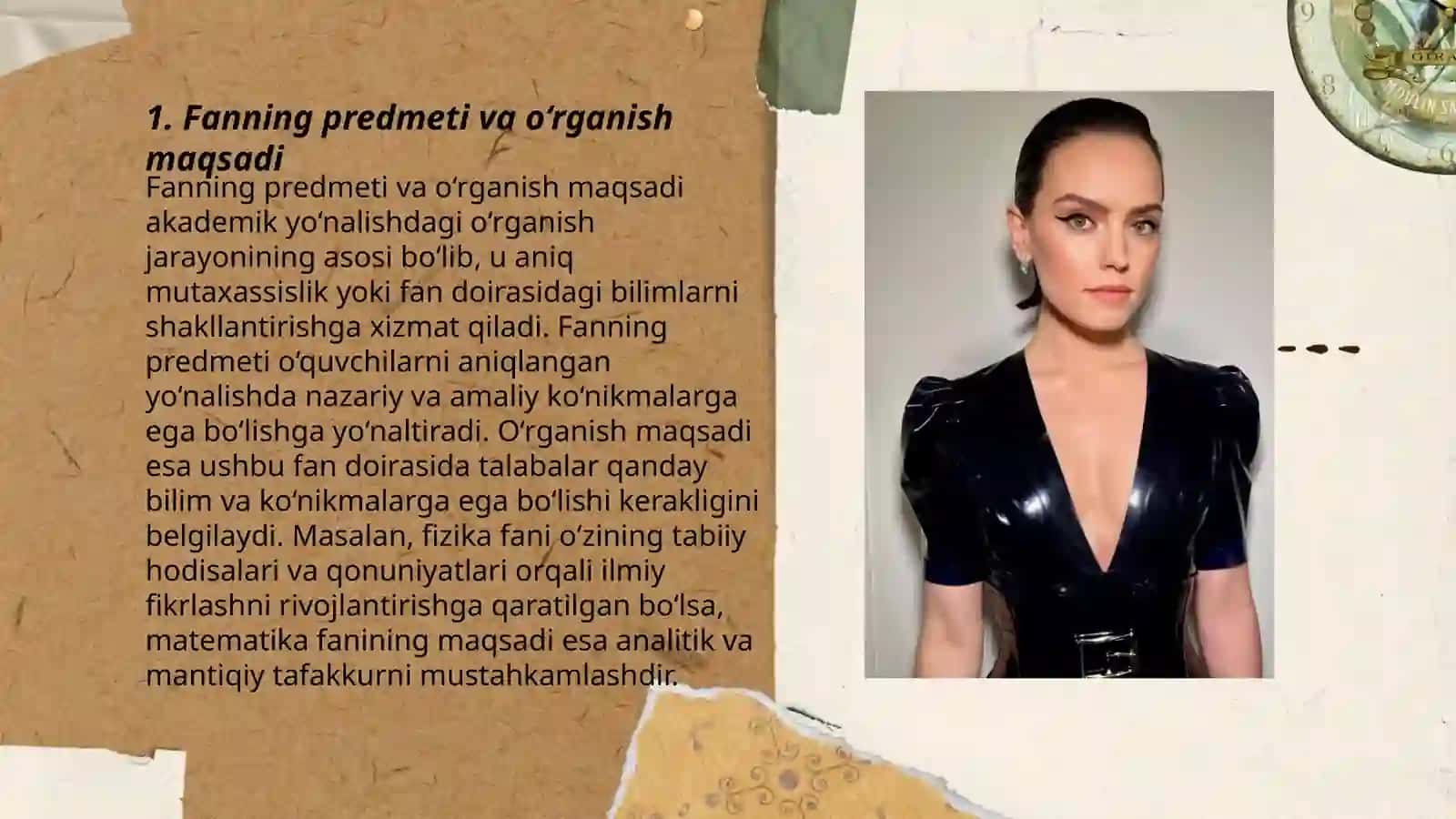 Fanning predmeti, maqsad va vazifalari 3