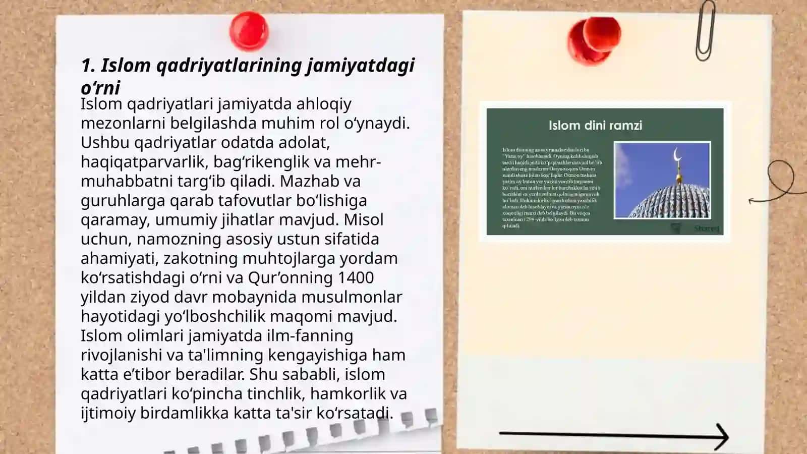 Islom qadriyatlari va ma'rifatining hozirgi davrdagi ahamiyati 3