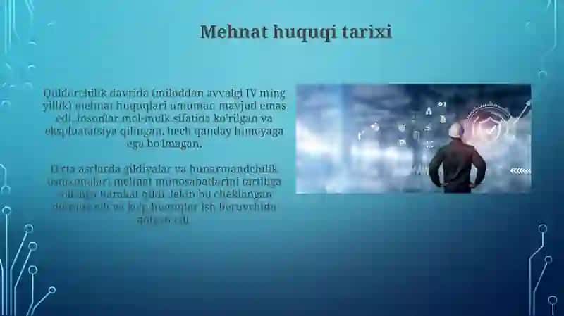 ISH HAQI VA MEXNAT MUNOSABOTLARI 3