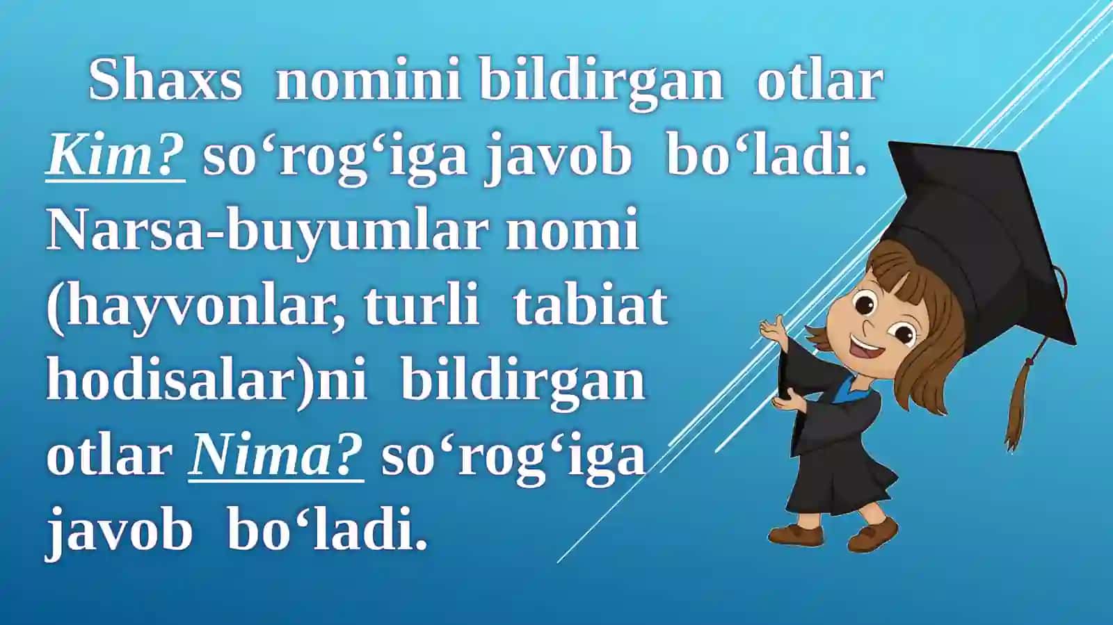 3-sinf ona tili Otlarning ma’no turlari 3