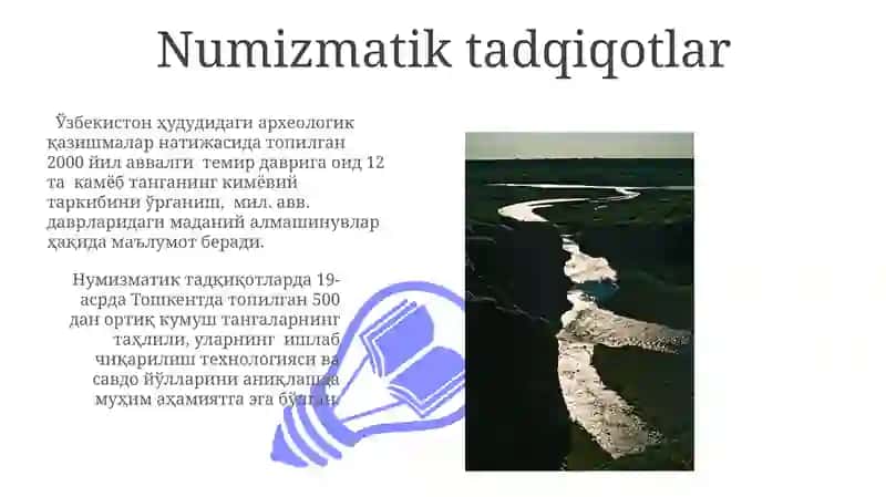 Numizmatika fani asoslari predmeti va maqsadi 3