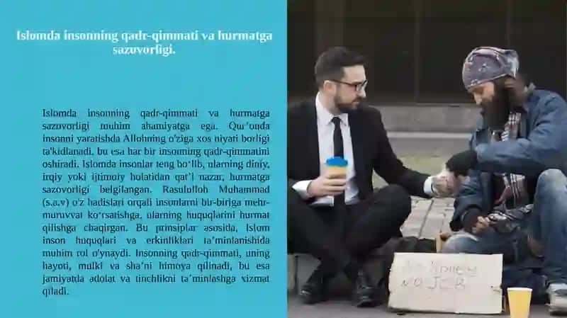 Islomda inson huquq va erkinliklarini ta’minlanishining o’ziga xos jihatlari 3