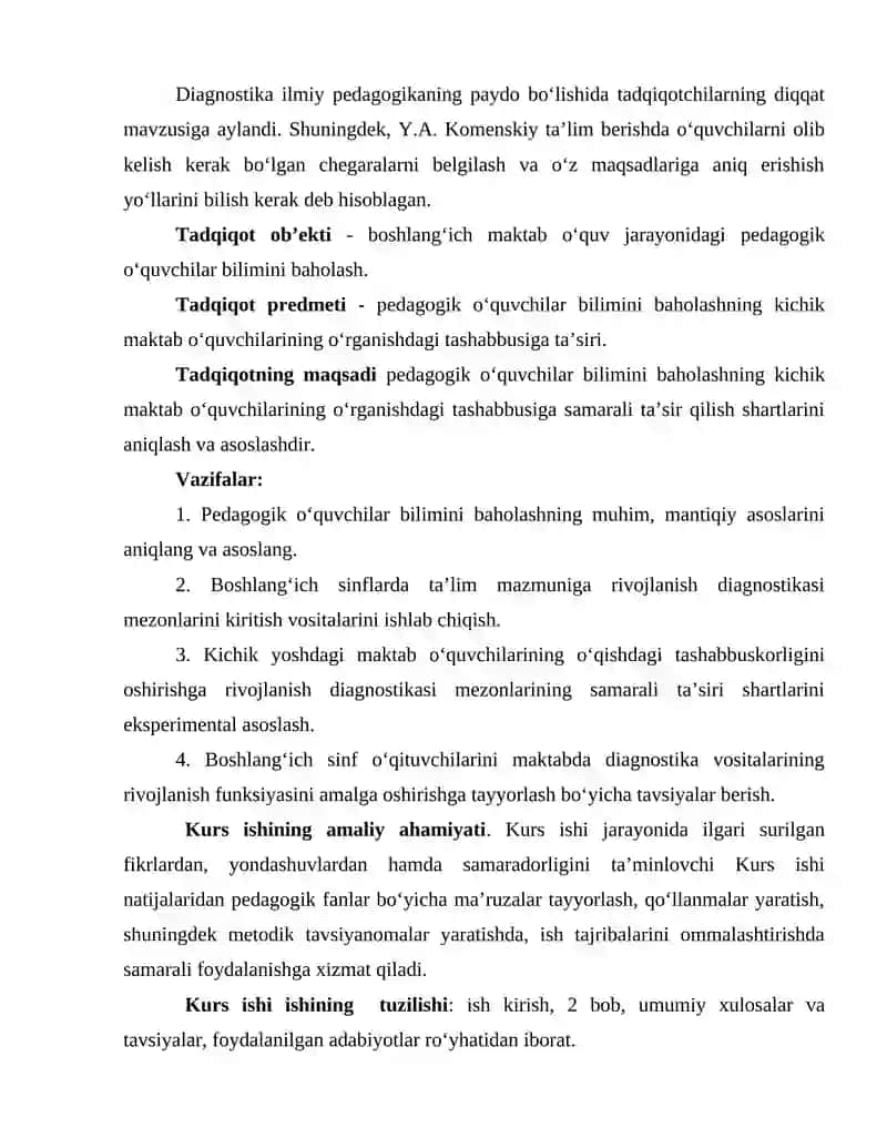 ONA TILIDAN OʻQUVCHILAR BILIMINI BAHOLASH MAZMUNI VA MEZONLARI 3