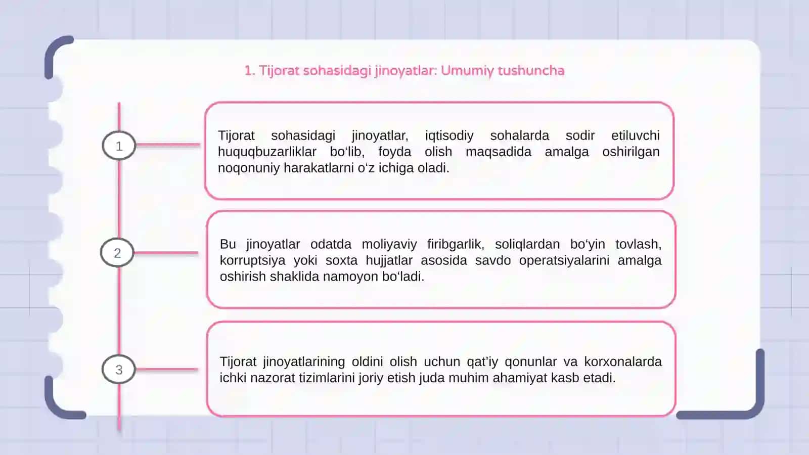 Tijorat sohasidagi jinoyatlar va jinoiy javobgarlik 3