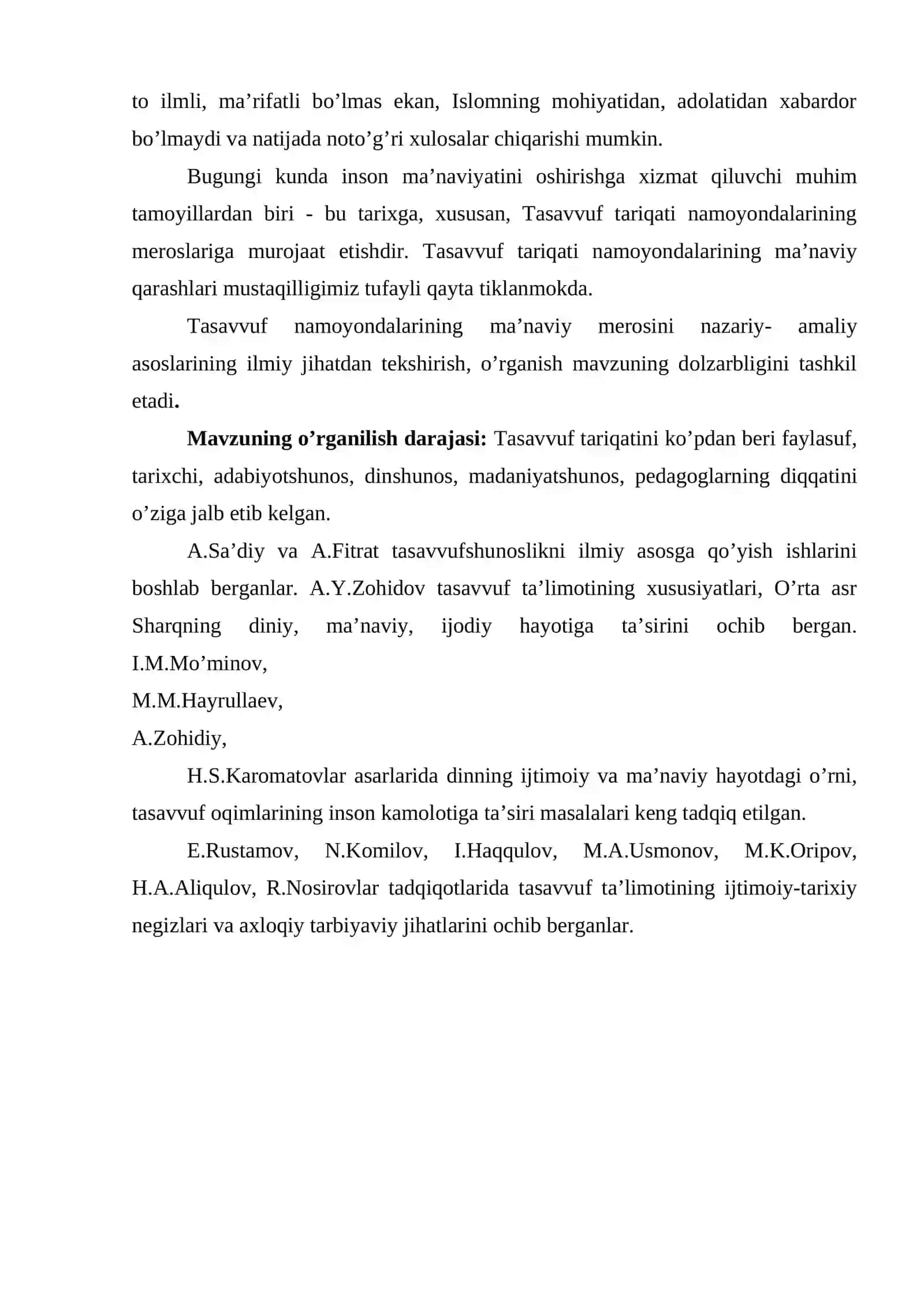 Xiva xonligida jadidchilikning o`ng va so`l oqimlari 3