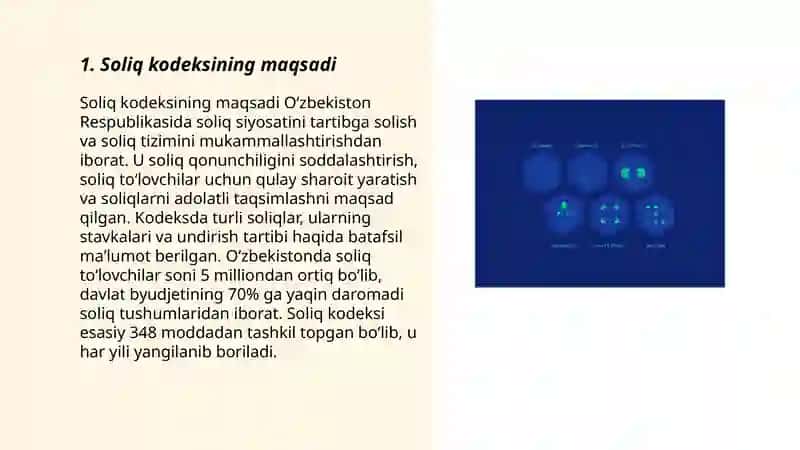 Soliq kodeksining asosiy tamoyillari 3