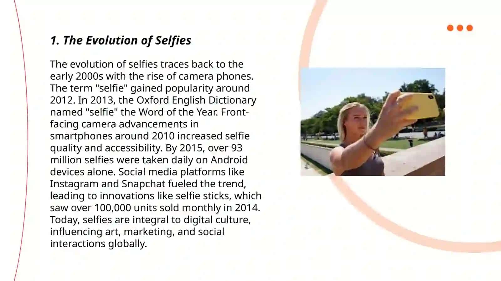 The selfie 3