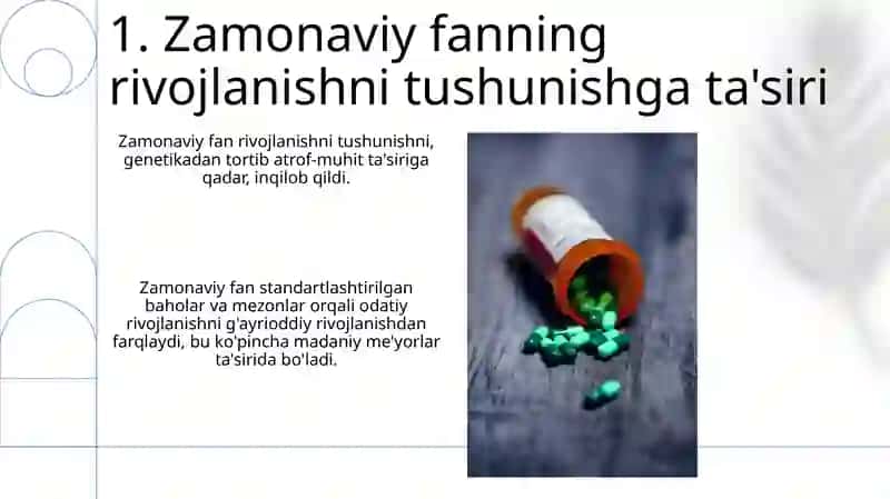 Zamonaviy fanlarda me’yor va nuqsonli rivojlanish muammolari 3