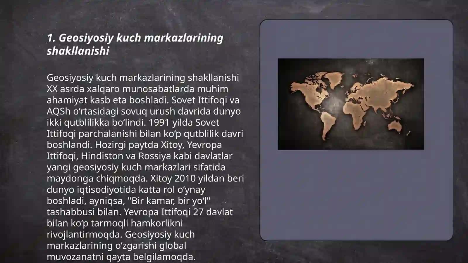 Zamonaviy geosiyosat va mafkuralar to'qnashuvi 3