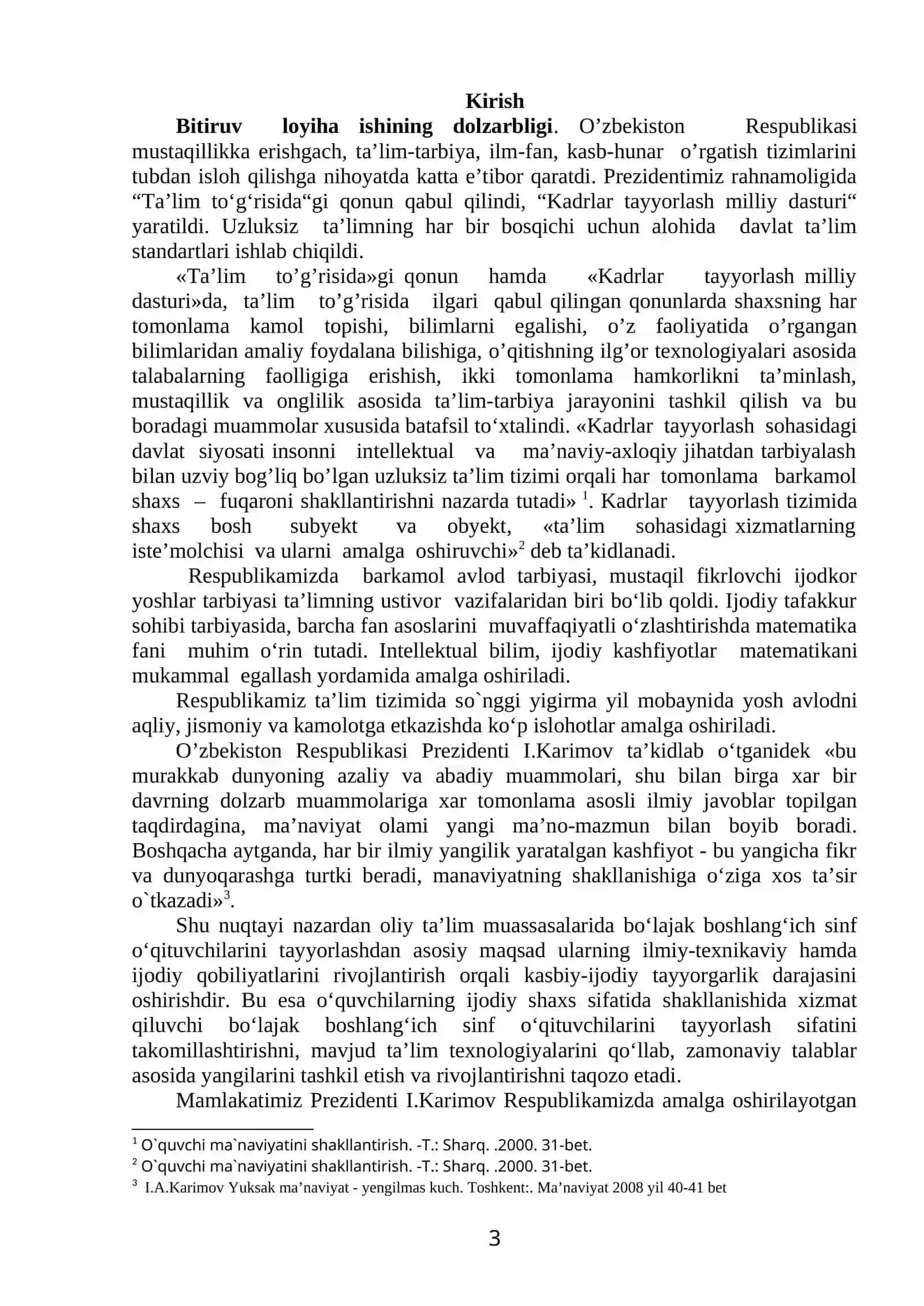 “Yuzlik konsentrida arifmetik amallarni o’rgatish metodikasi” modulini innovatsion ta’lim texnologiyalar asosida o’qitish 3