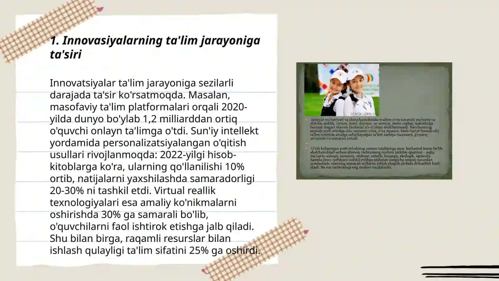 Innovasiya va jamiyat. Pedagog va tarbiyachilarning innovasiyalarga munosabati 3