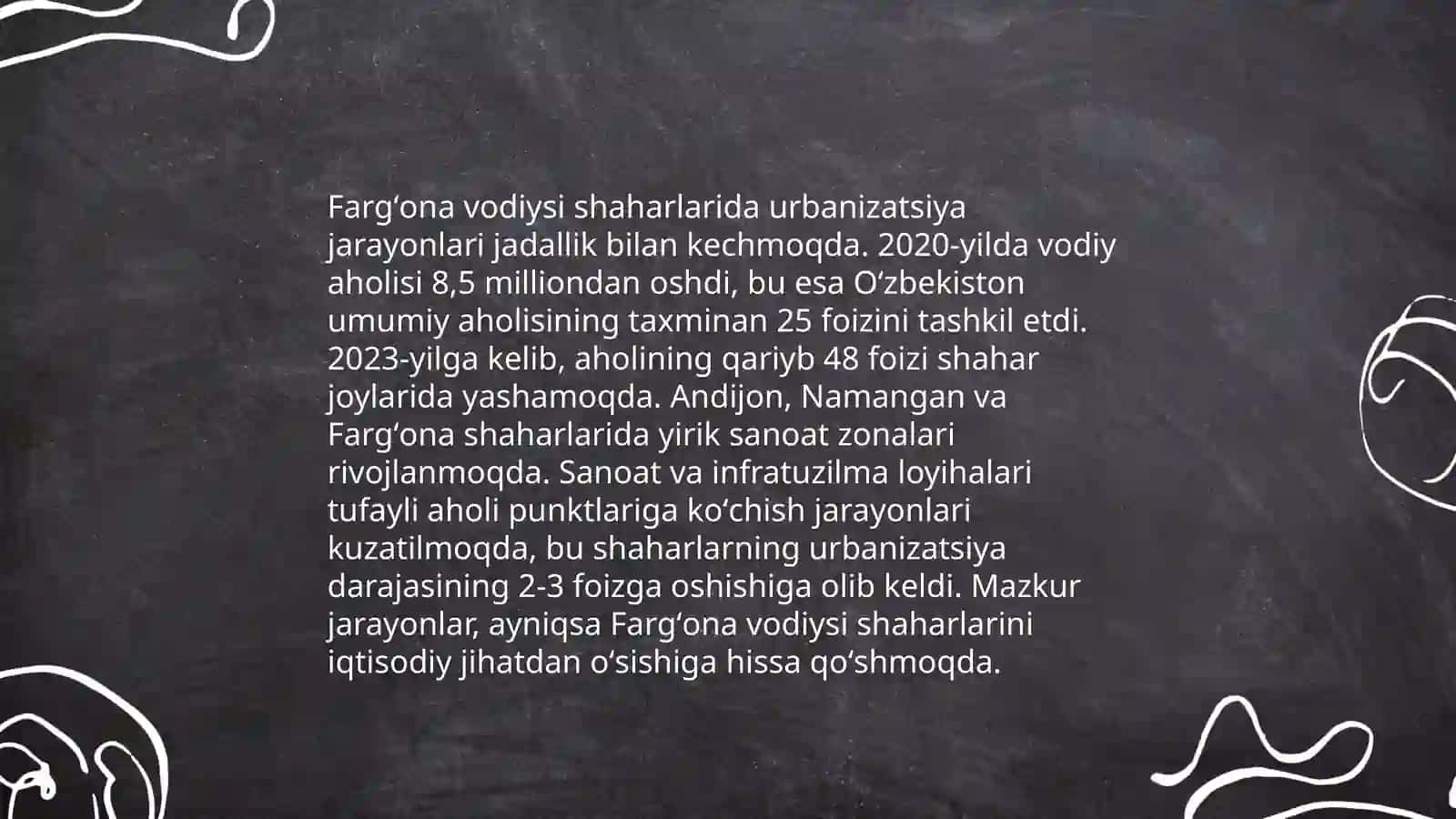 Fargʻona vodiysi shaharlari urbanizatsiyasi 3