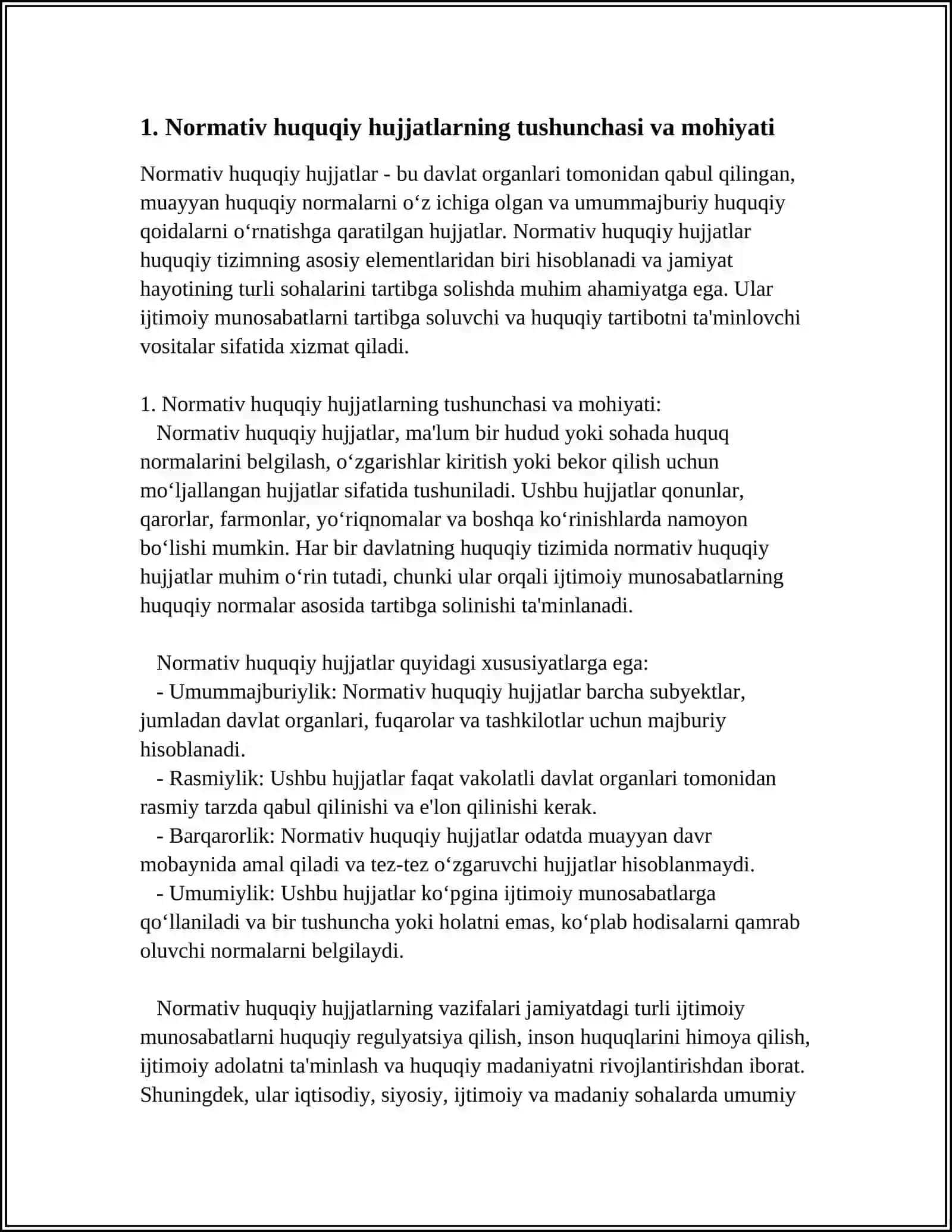 NORMATIV HUQUQIY HUJJATLAR 3