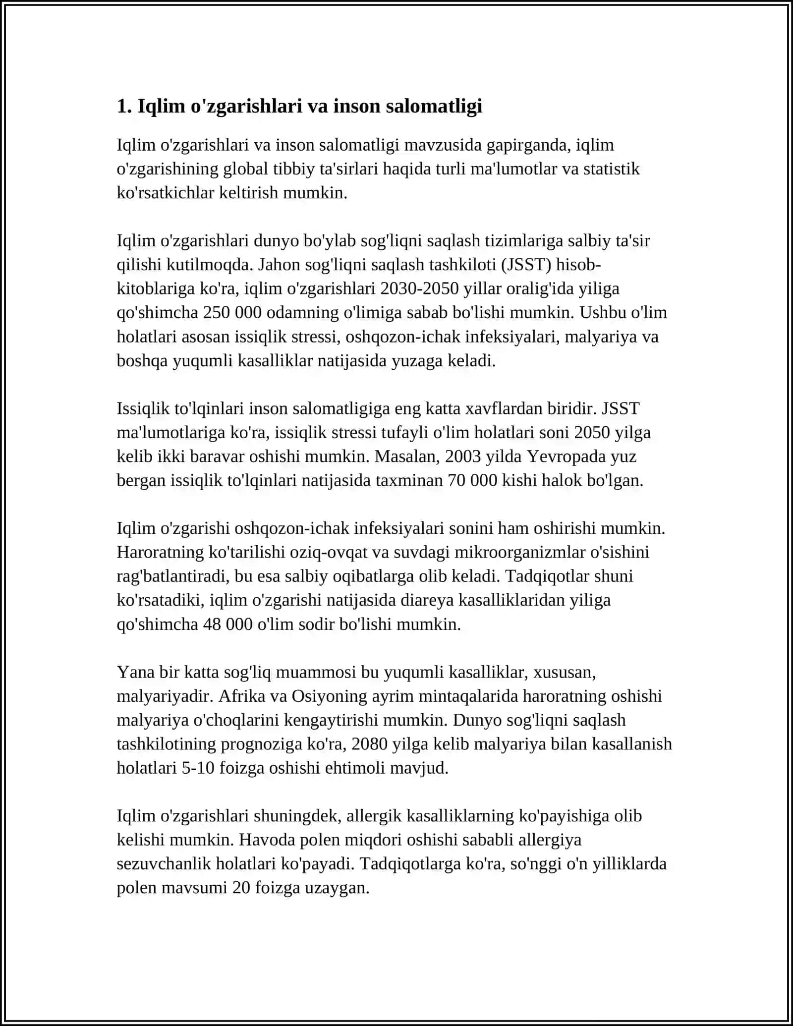 EKSTRIMAL VAZIYATLARNING INSON SALOMATLIGIGA TA'SIRI 3