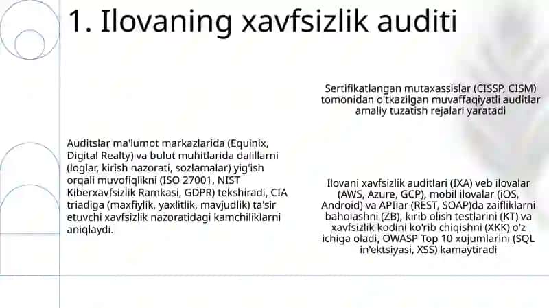 Ilovaning xavfsizlik auditi 3