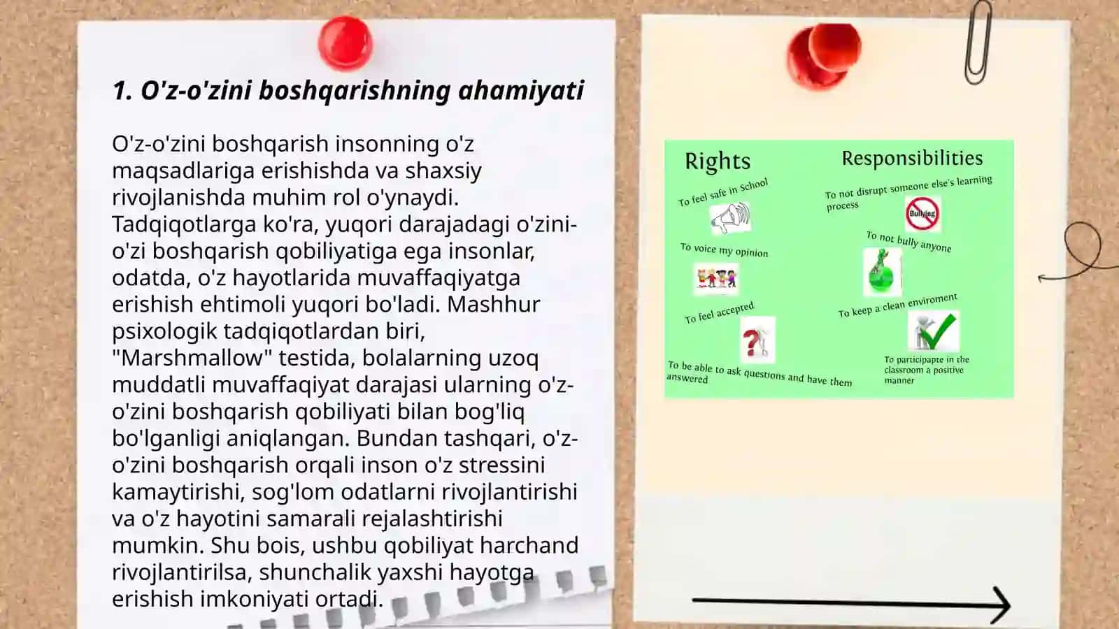 O'z-o'zini boshqarish va samaradorli uchun javobgarlik jamlanmasi 3
