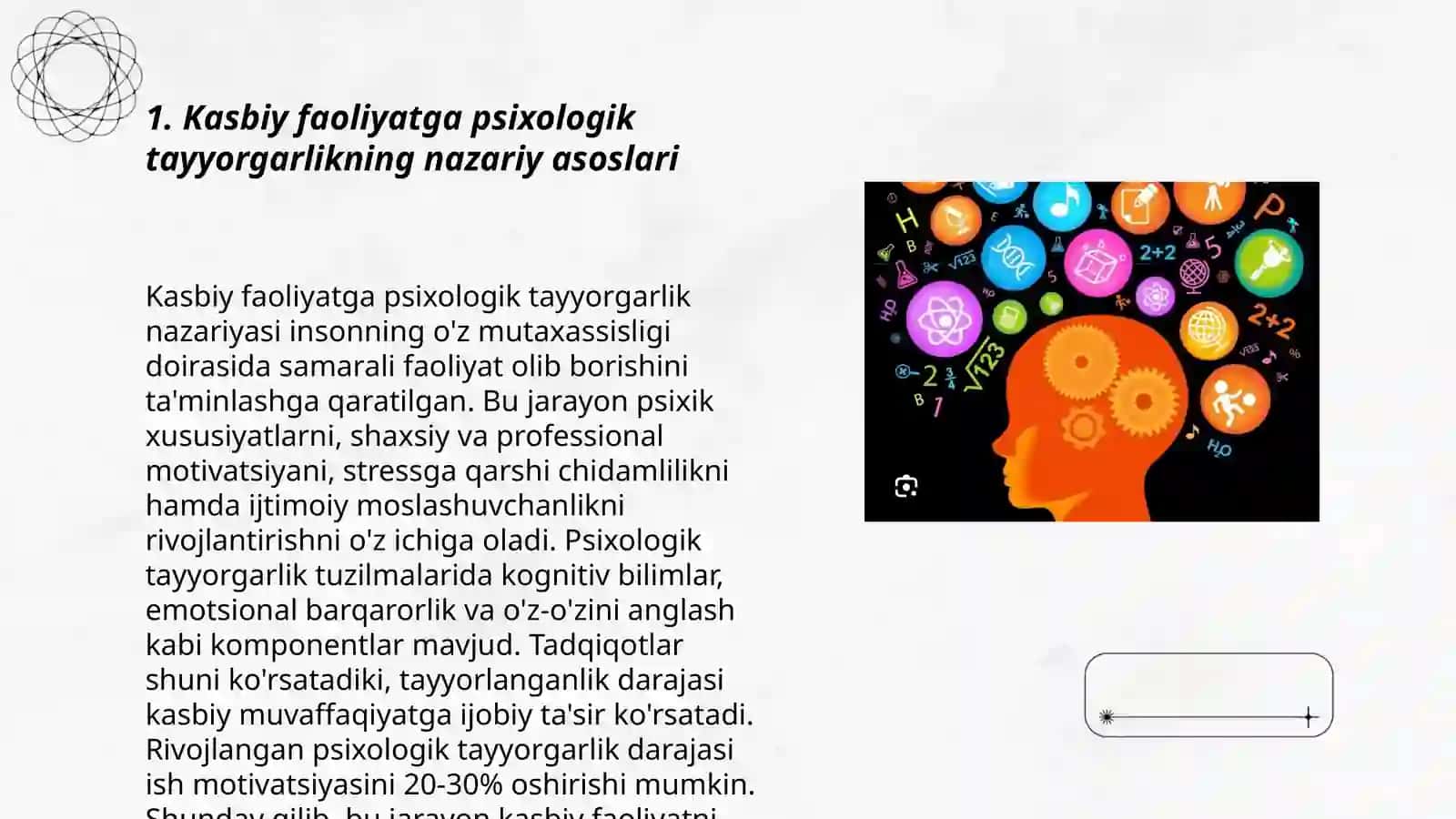 Kasbiy faoliyatga psixologik tayyorgarlikning nazariy asoslari 3